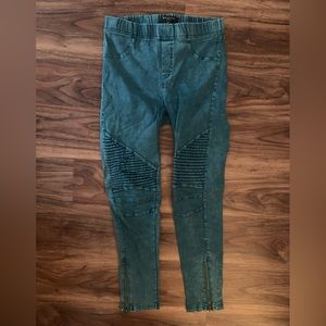 Vici Collection Piper Jeggings Medium NWOT green